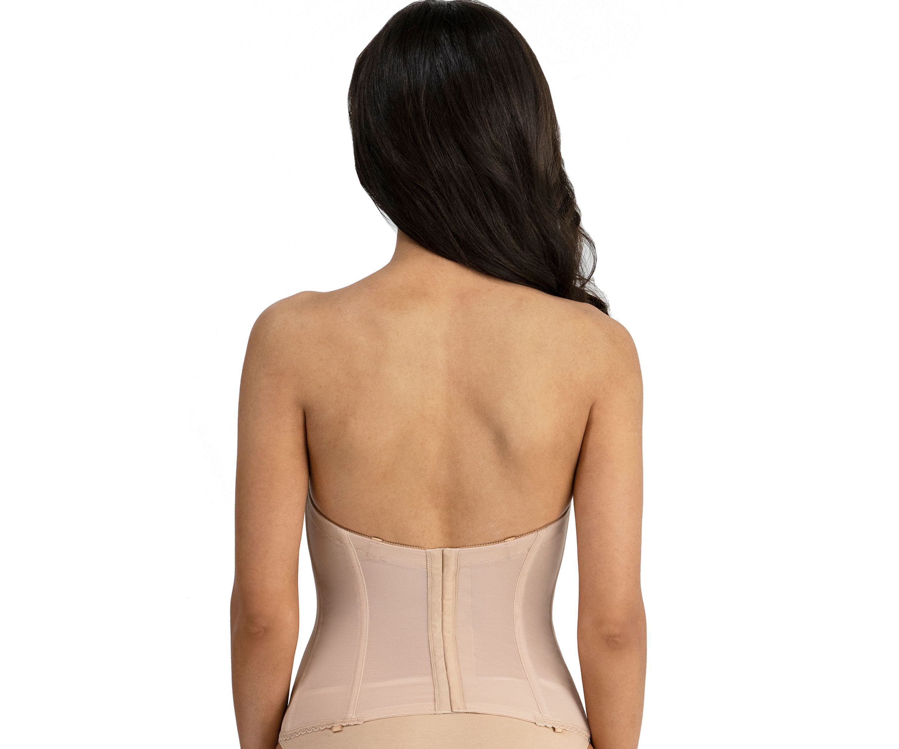Brianna Low Back Strapless Longline