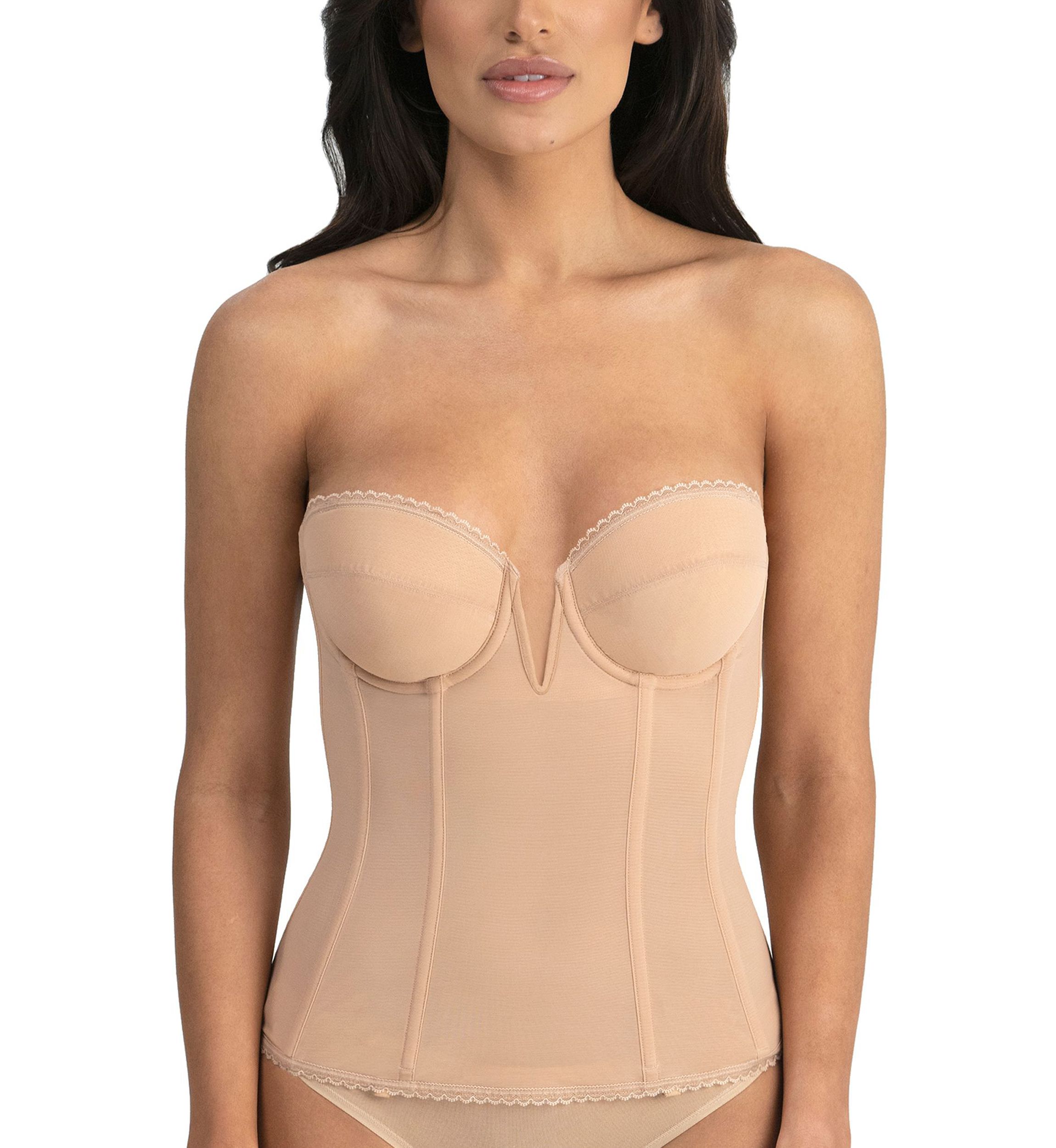 Vivienne V-Wire Longline Strapless Bridal Bra