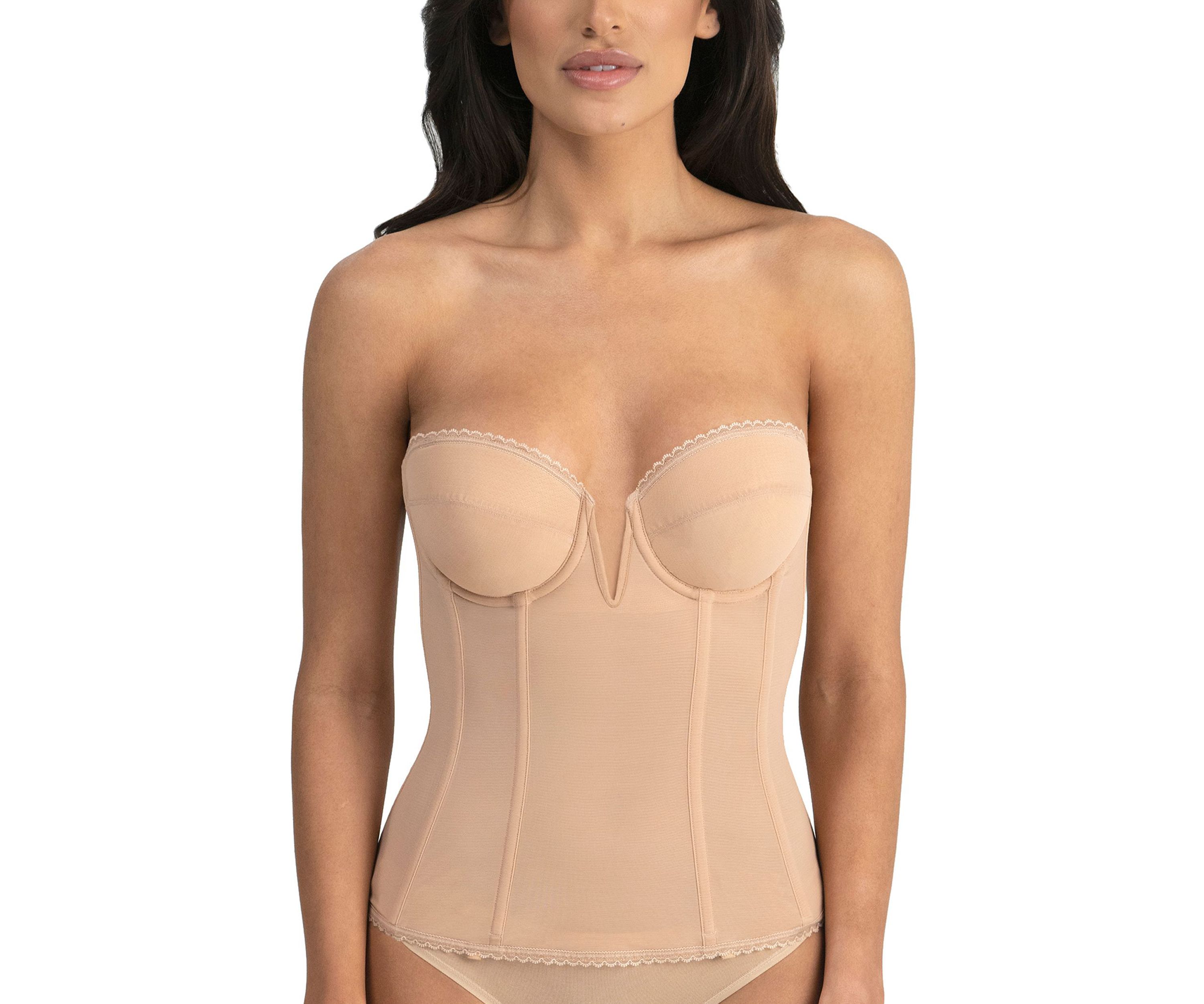 Vivienne V-Wire Longline Strapless Bridal Bra