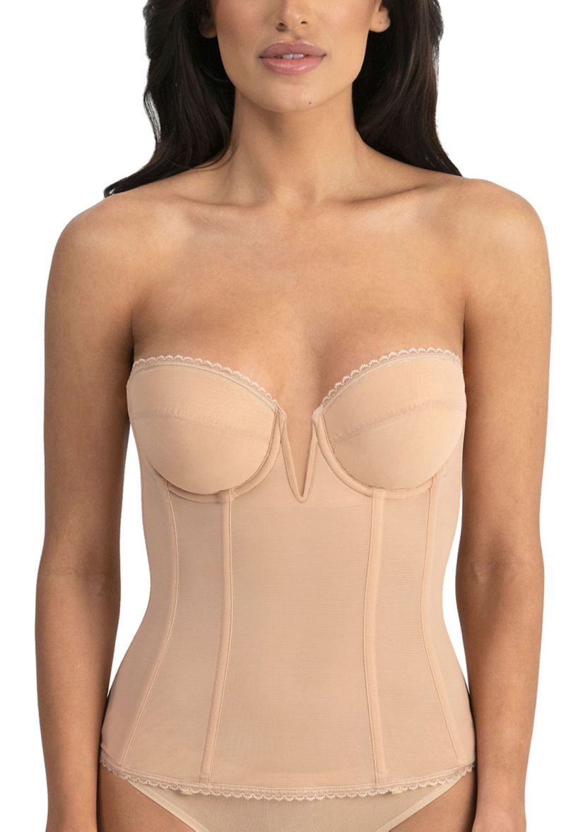 Vivienne V-Wire Longline Strapless Bridal Bra