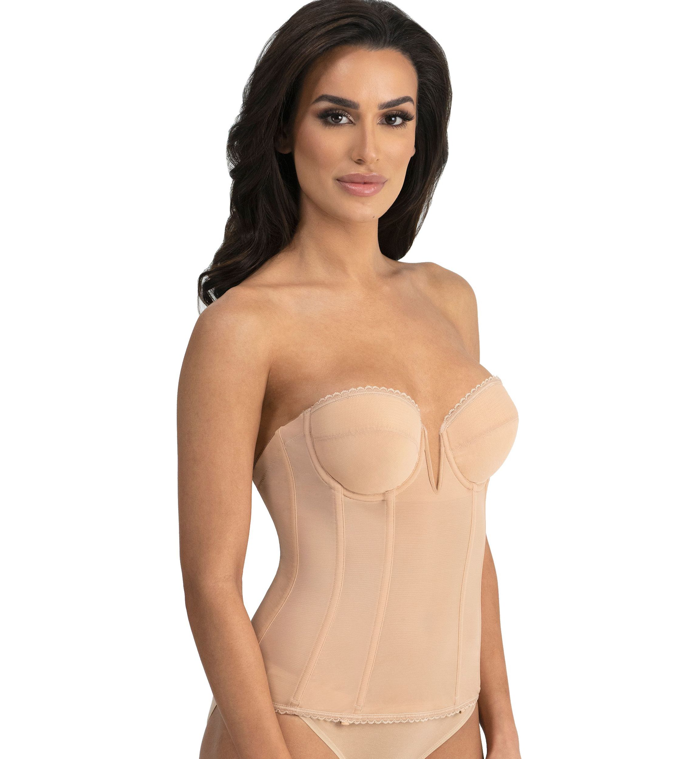 Vivienne V-Wire Longline Strapless Bridal Bra