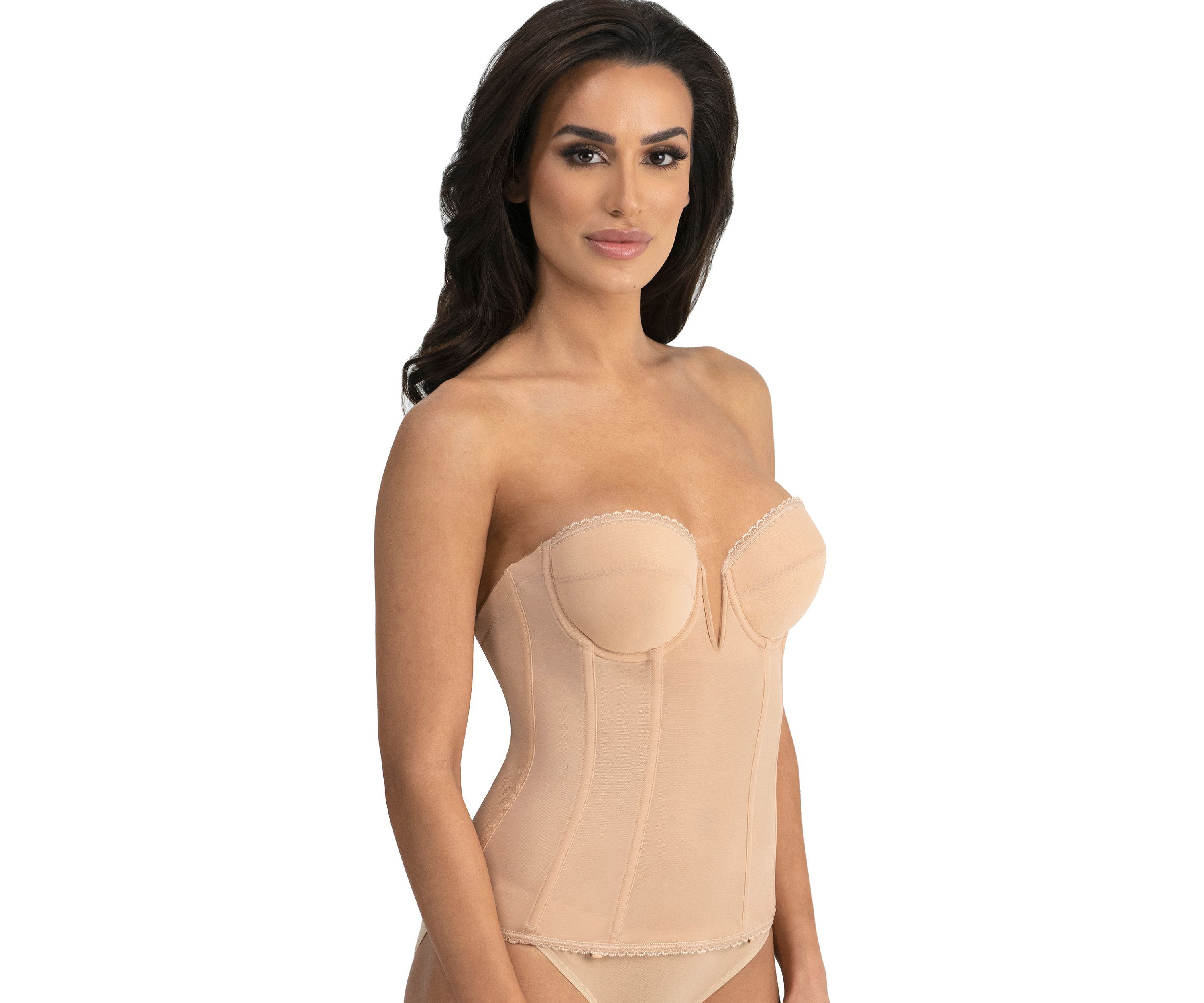Vivienne V-Wire Longline Strapless Bridal Bra