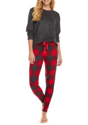 Roudelain Fuzzy Luxe 3-Piece Pajama Set | belk