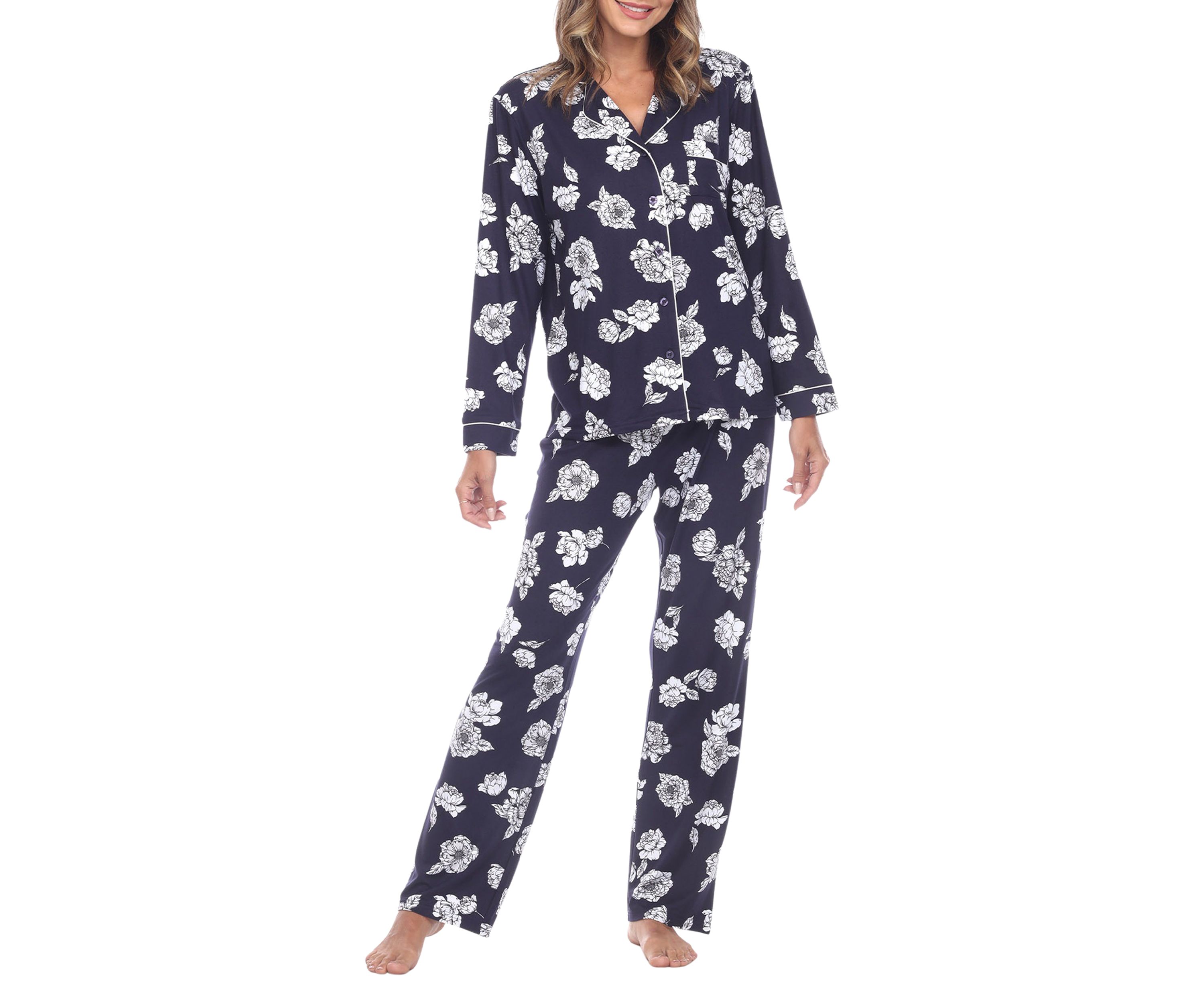 Long Sleeve Floral Pajama Set