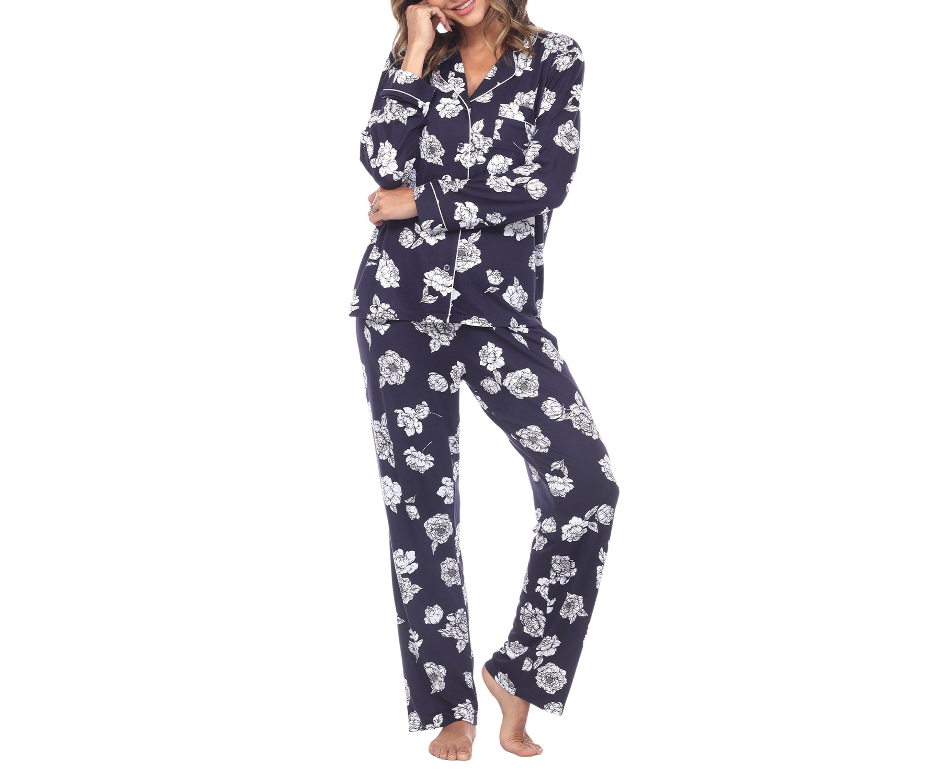 Long Sleeve Floral Pajama Set