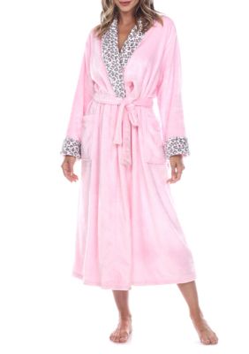 Versace bathrobe dressing gowns nightwear bedding wear pink white