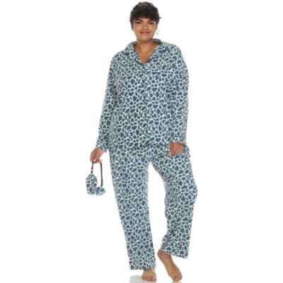 Plus Three-Piece Pajama Set