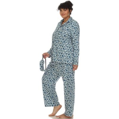 Plus Three-Piece Pajama Set