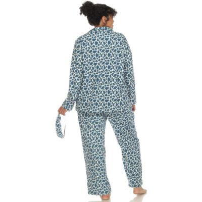 Plus Three-Piece Pajama Set