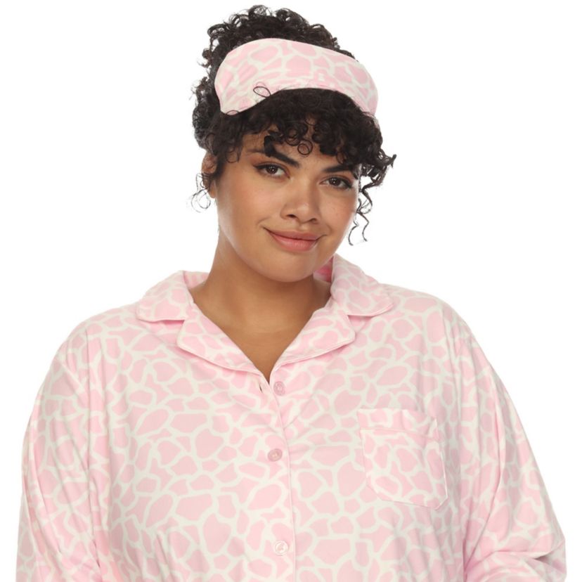 Plus Size Three-Piece Pajama Set