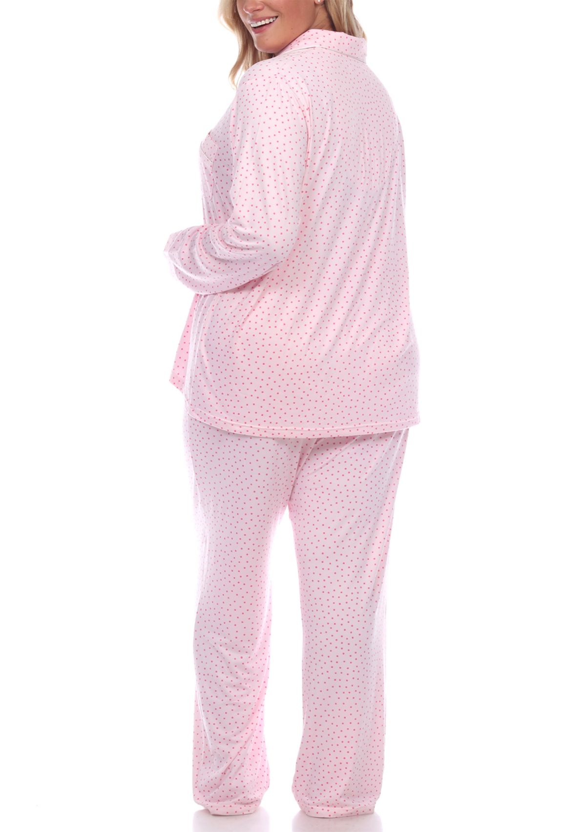 Plus Size Long Sleeve Pajama Set