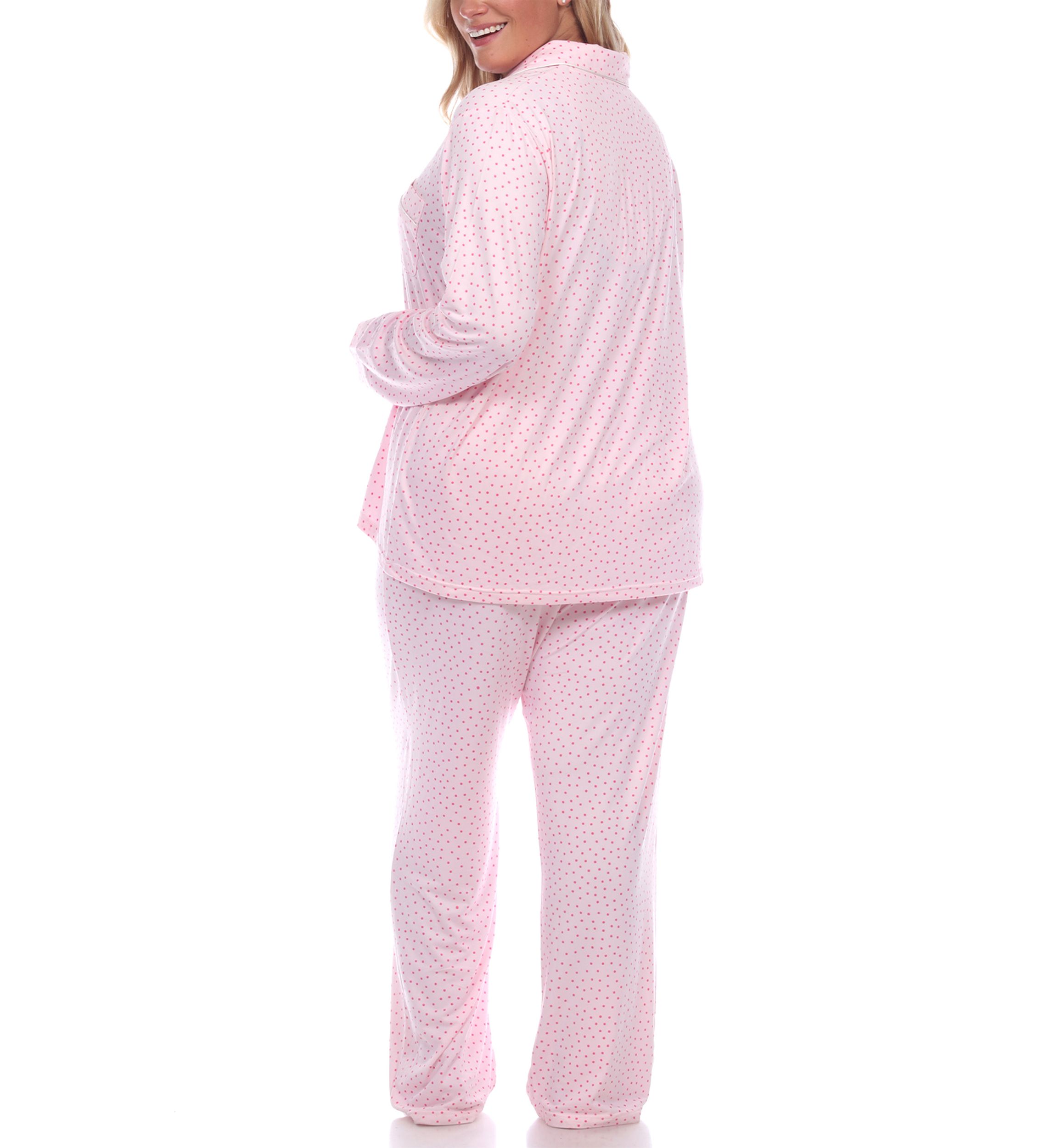 Plus Size Long Sleeve Pajama Set