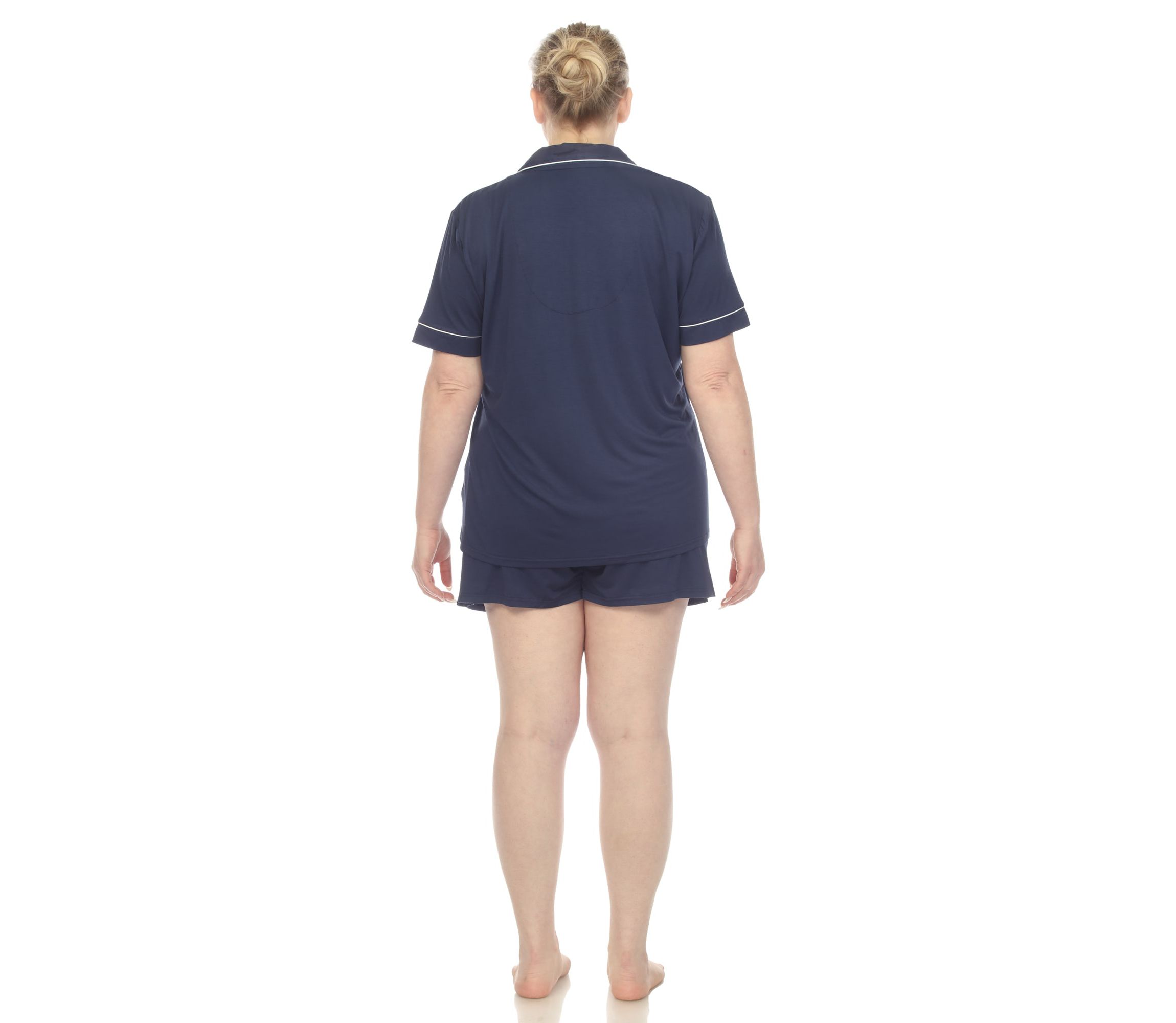 Plus Size Short Sleeve Bamboo Pajama Set