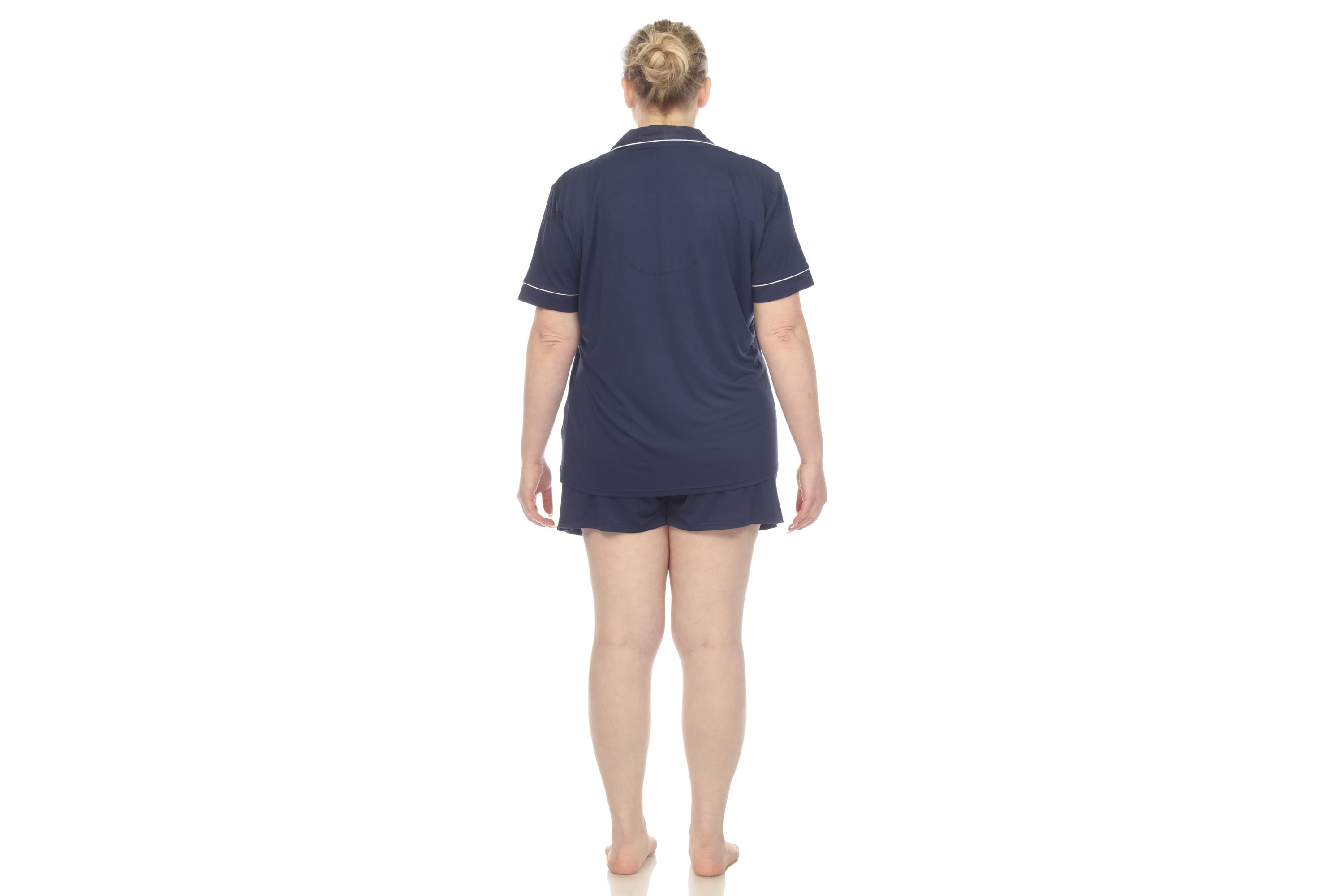 Plus Size Short Sleeve Bamboo Pajama Set