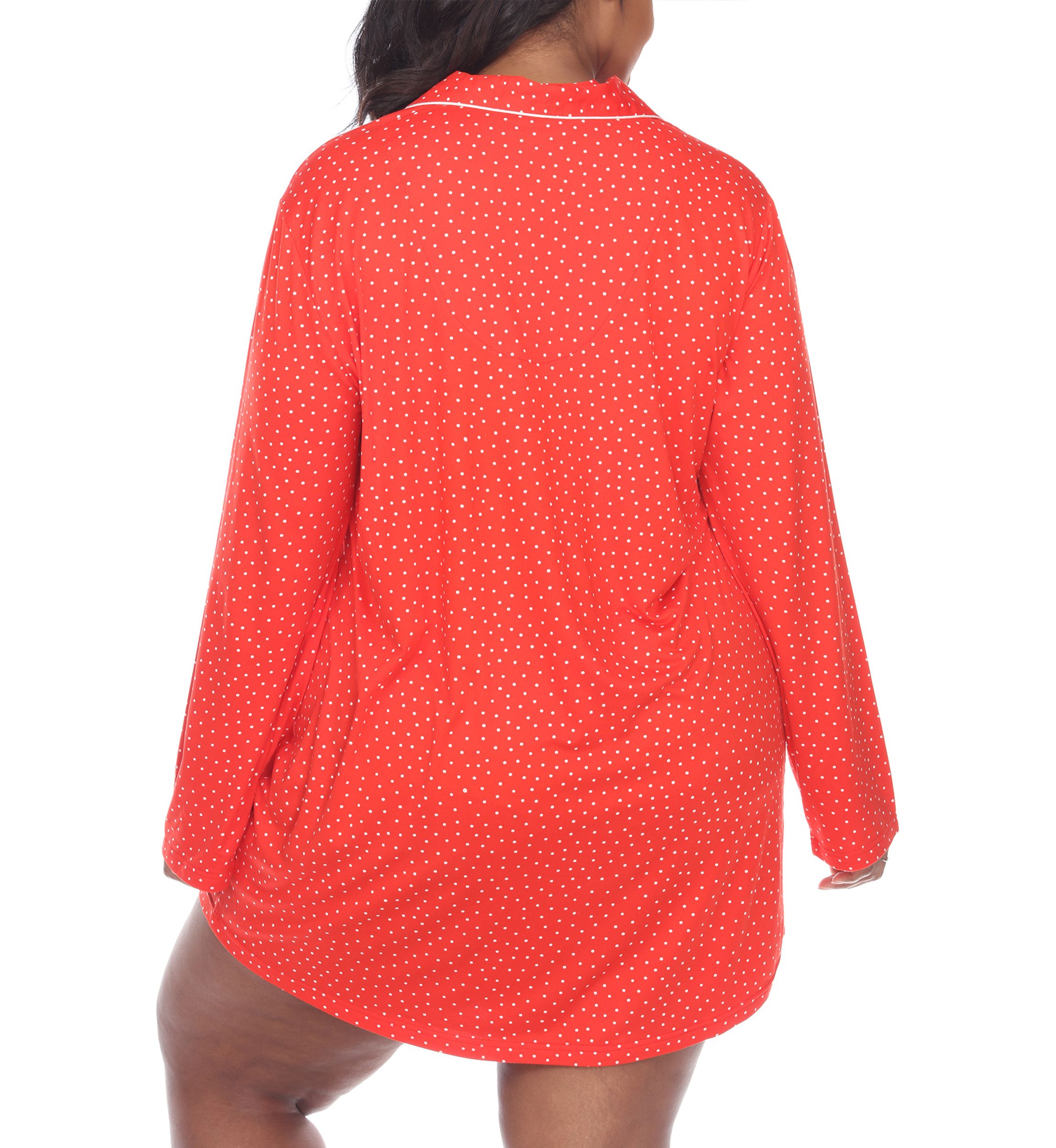 Plus Size Long Sleeve Nightgown