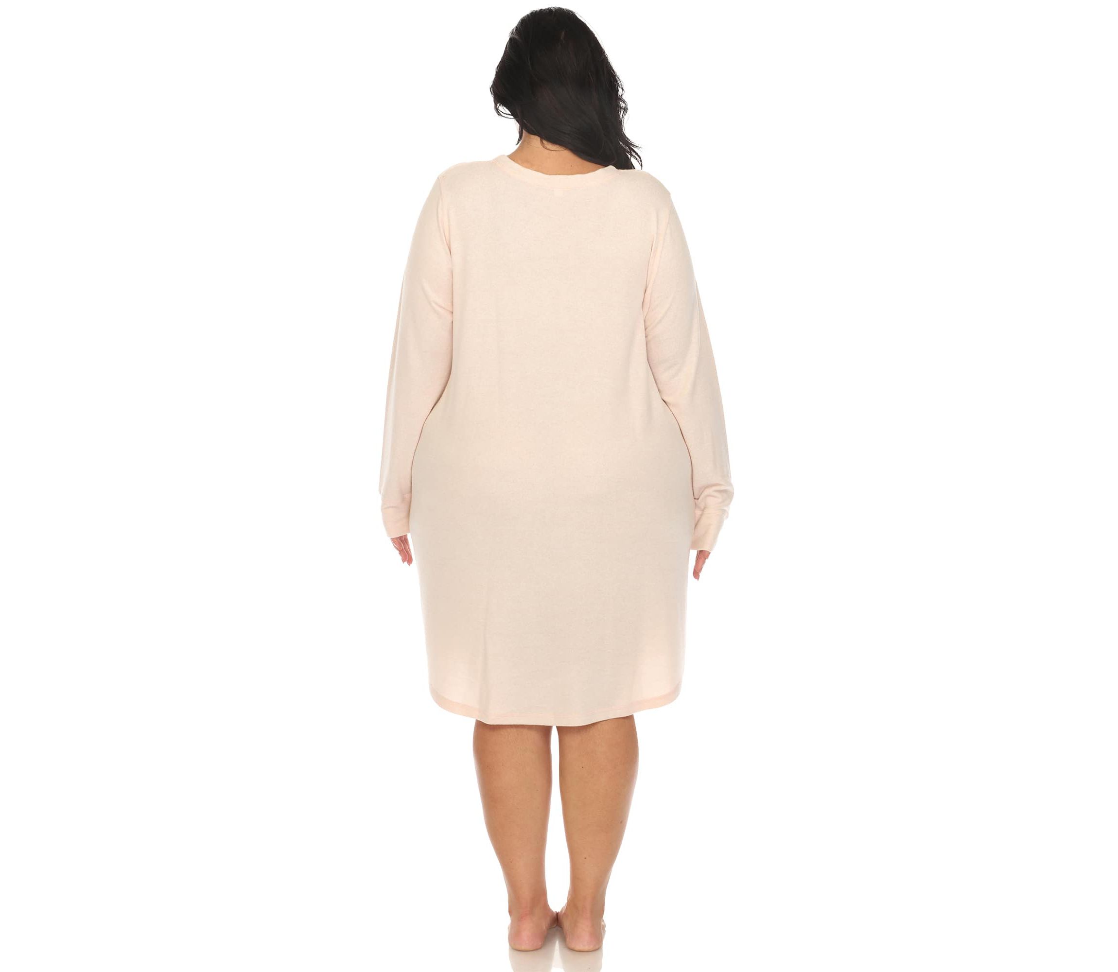 Plus Size Long Sleeve Sleep Shirt