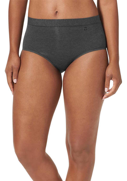 Charcoal Heather High Rise Briefs 