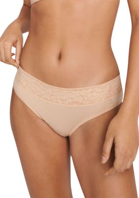 Tommy John Women's Lace Waist Brief Panty, Small