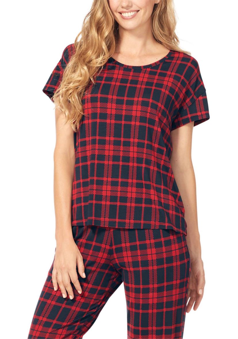 Womens Second Skin Short Sleeve Pajama T-Shirt