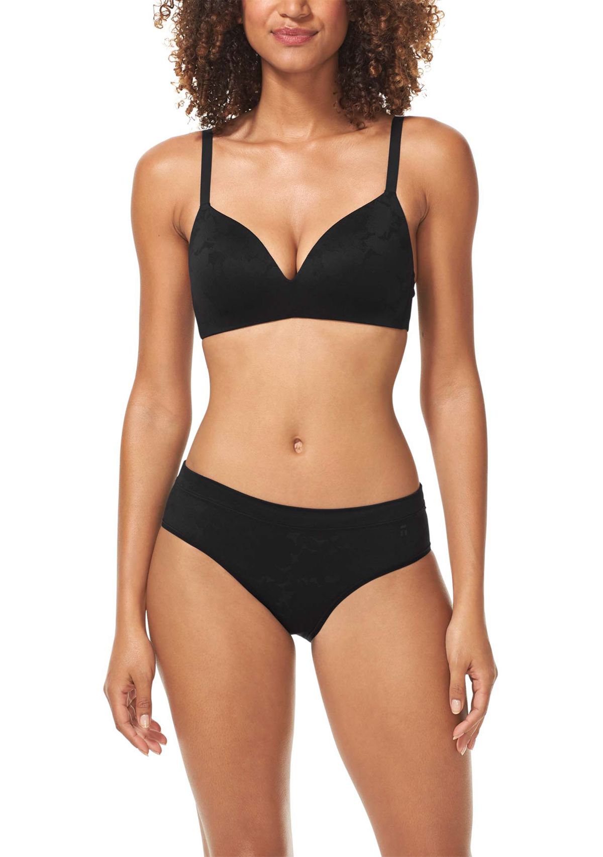   Second Skin Lightly Lined Lace Wireless Bra