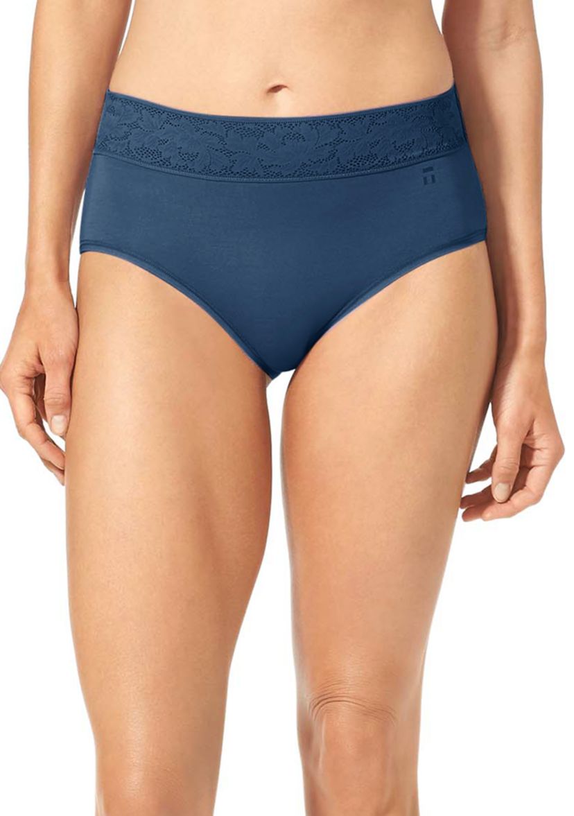 Second Skin Lace High Rise Briefs 