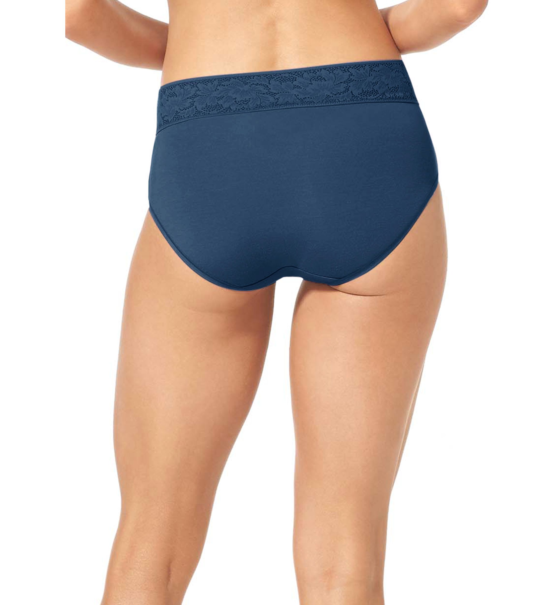 Second Skin Lace High Rise Briefs 