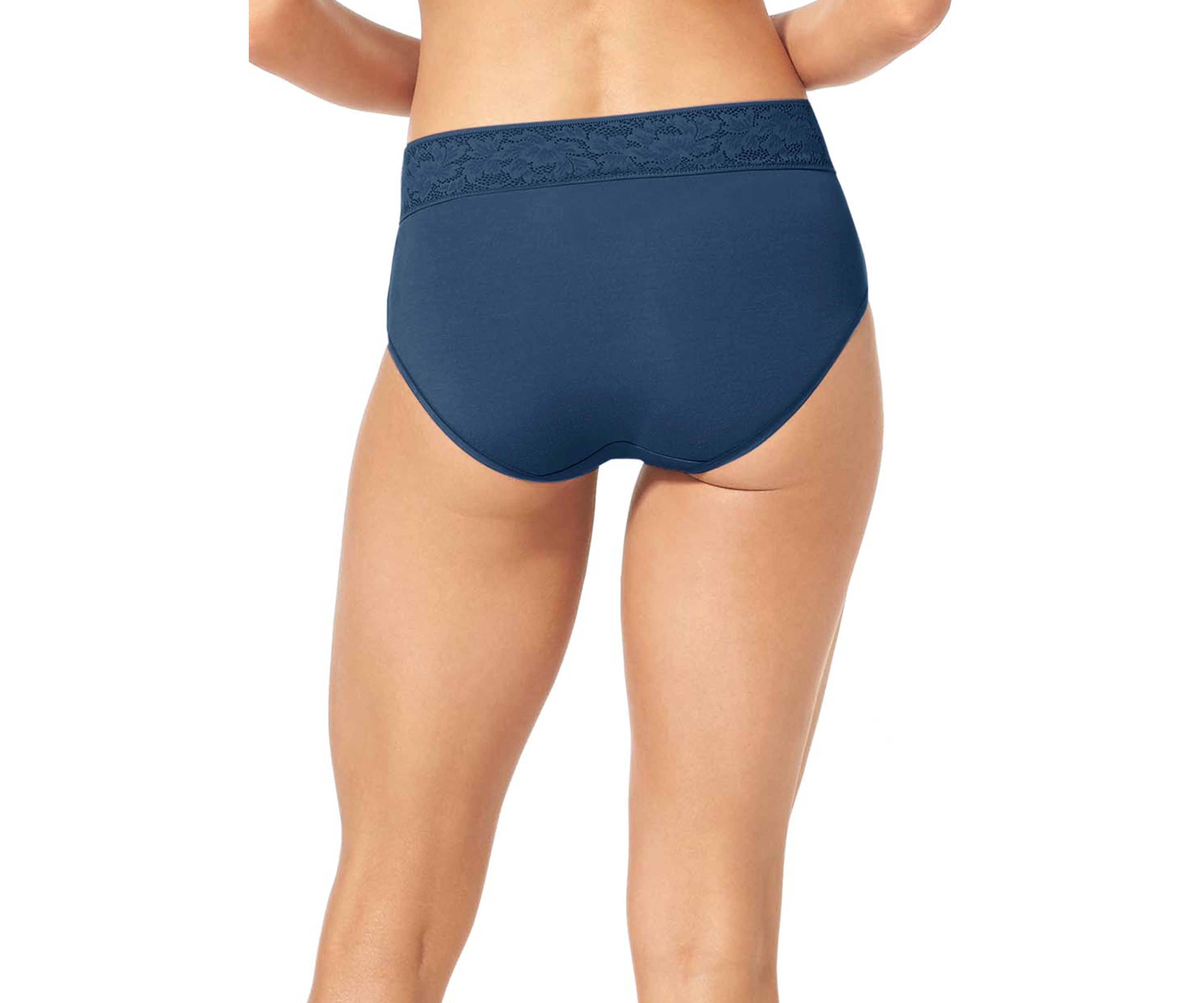 Second Skin Lace High Rise Briefs 