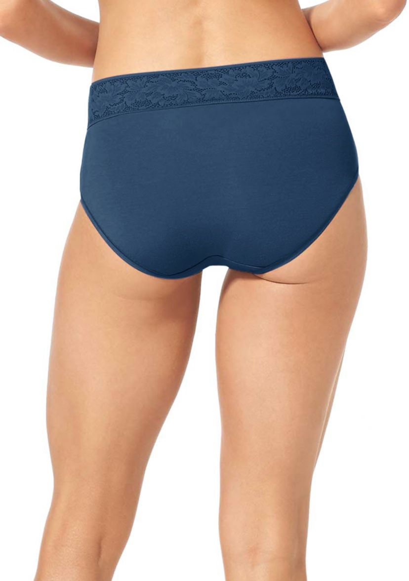 Second Skin Lace High Rise Briefs 