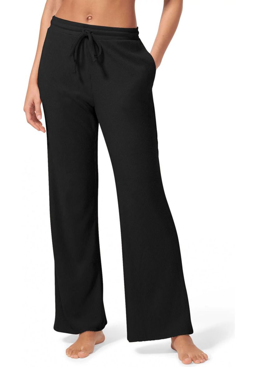 Womens Brushed Rib Lounge Pants