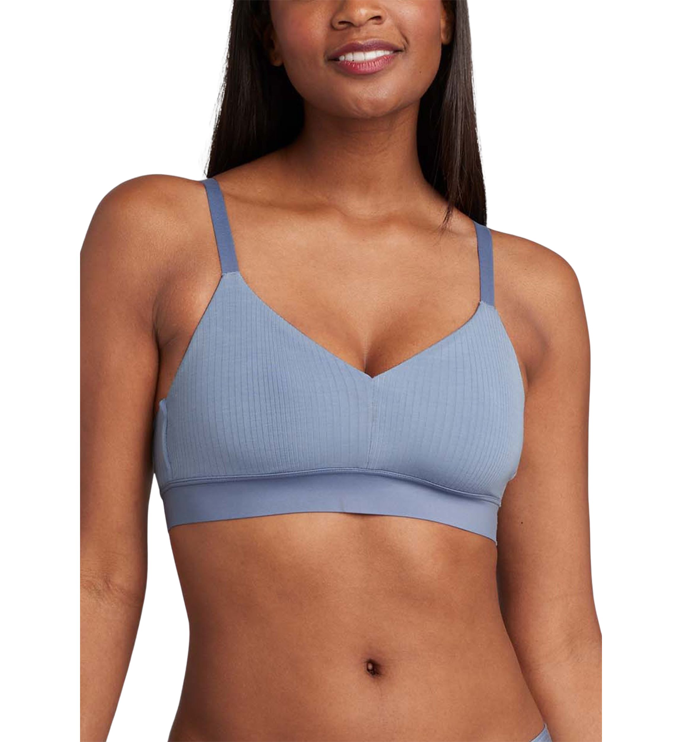 Ribbed Triangle Bralette 