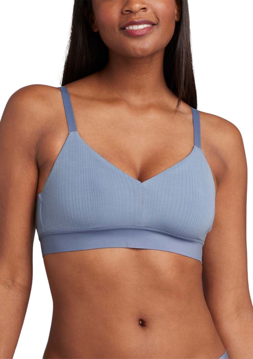 Ribbed Triangle Bralette 