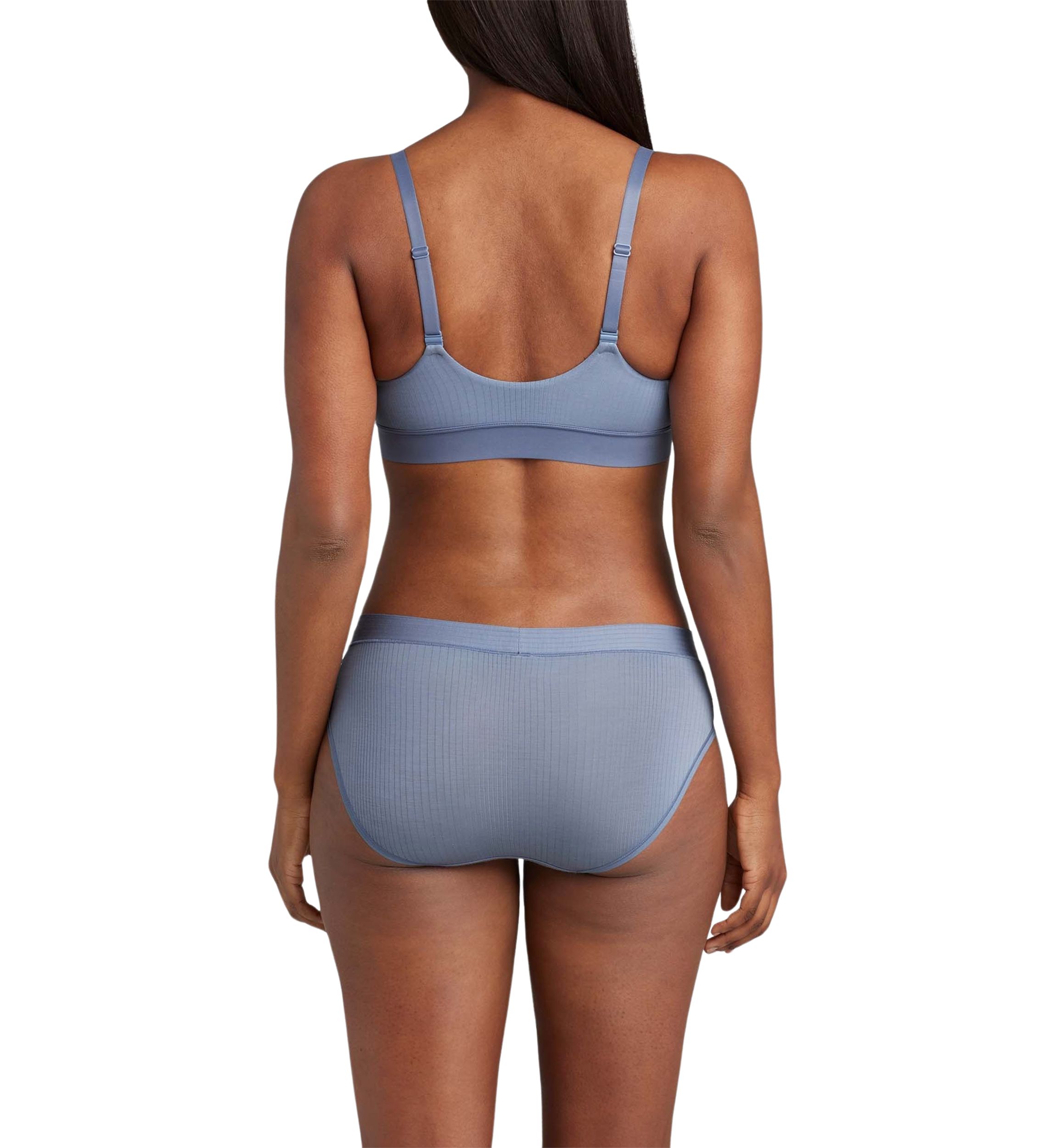 Ribbed Triangle Bralette 