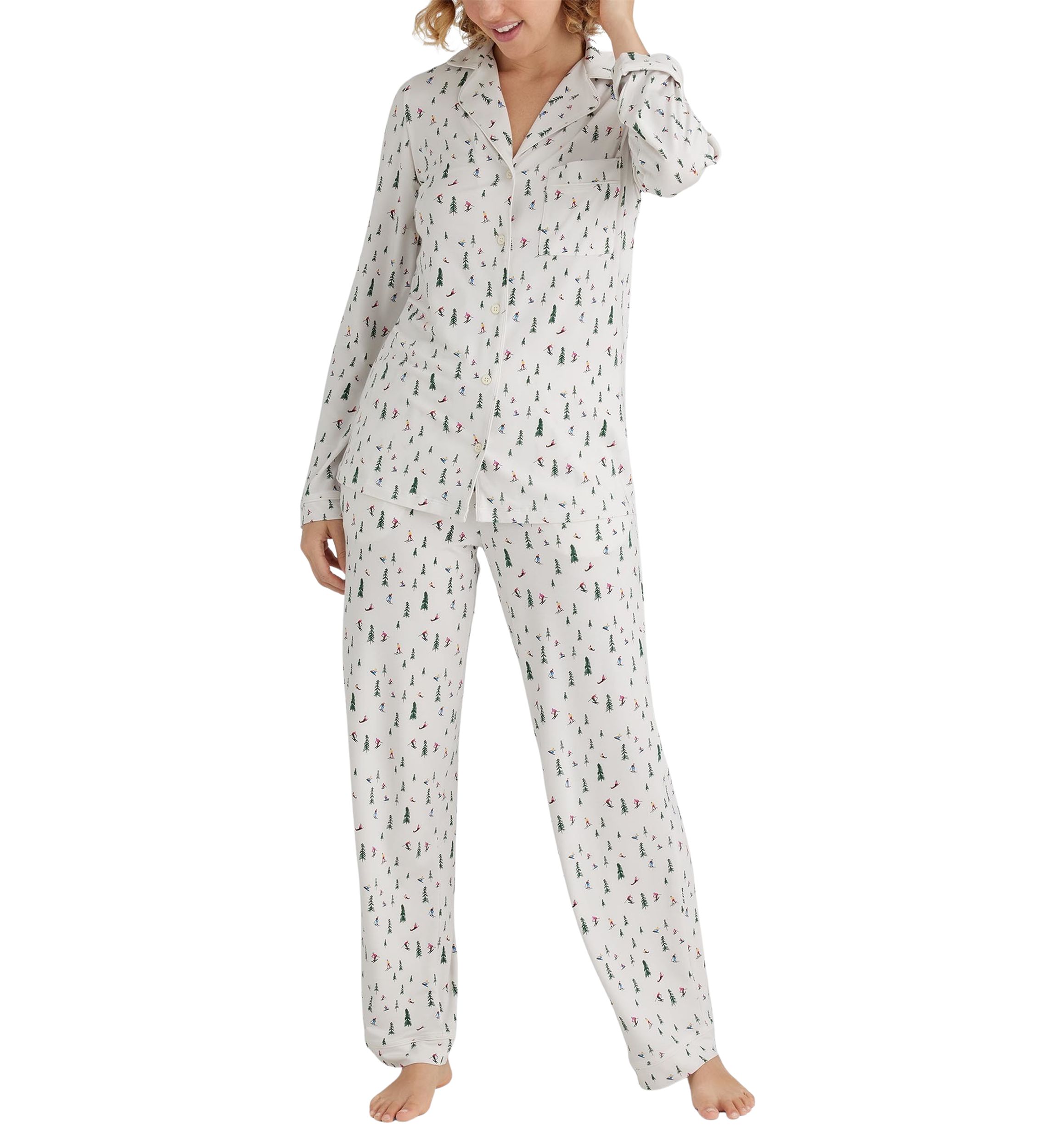 Downtime Printed Pajama Set