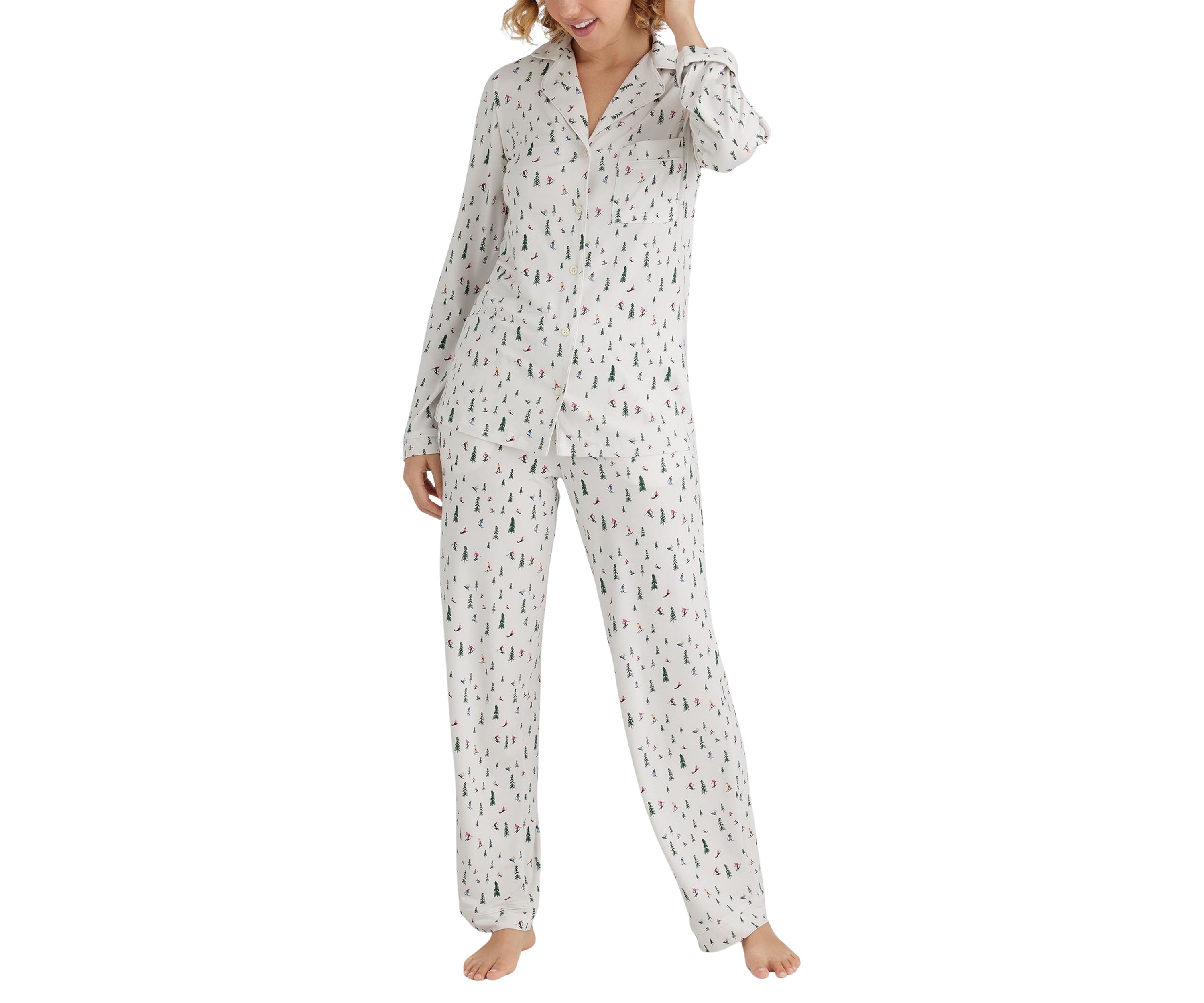 Downtime Printed Pajama Set