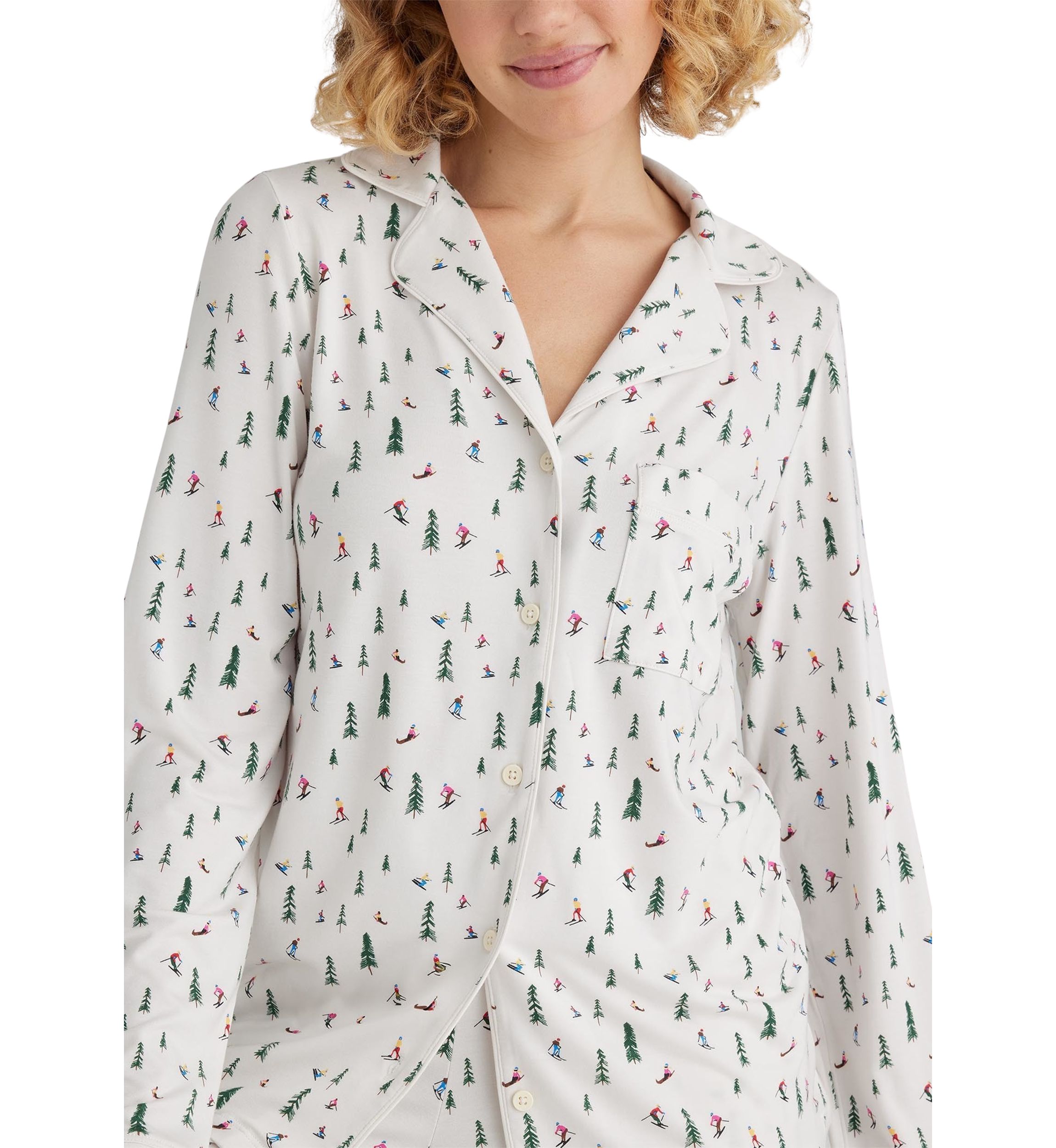 Downtime Printed Pajama Set