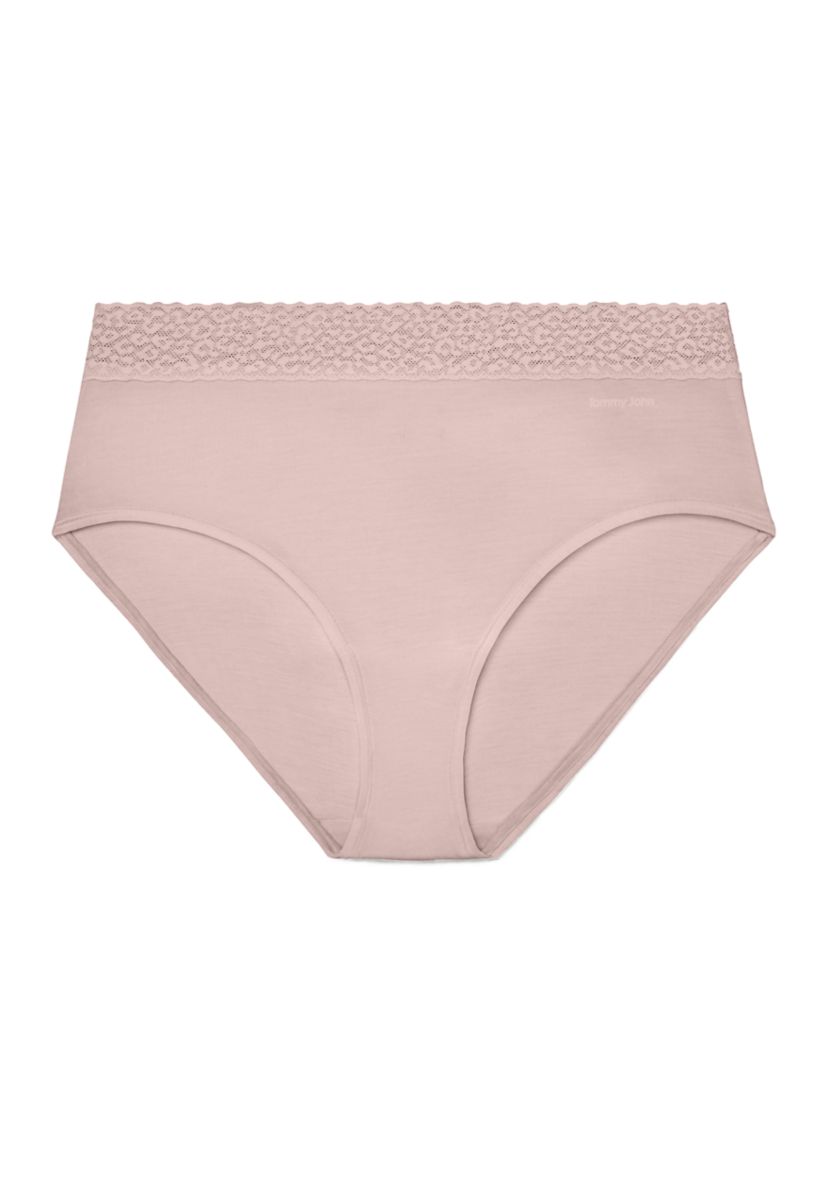 Second Skin High Rise Lace Brief 
