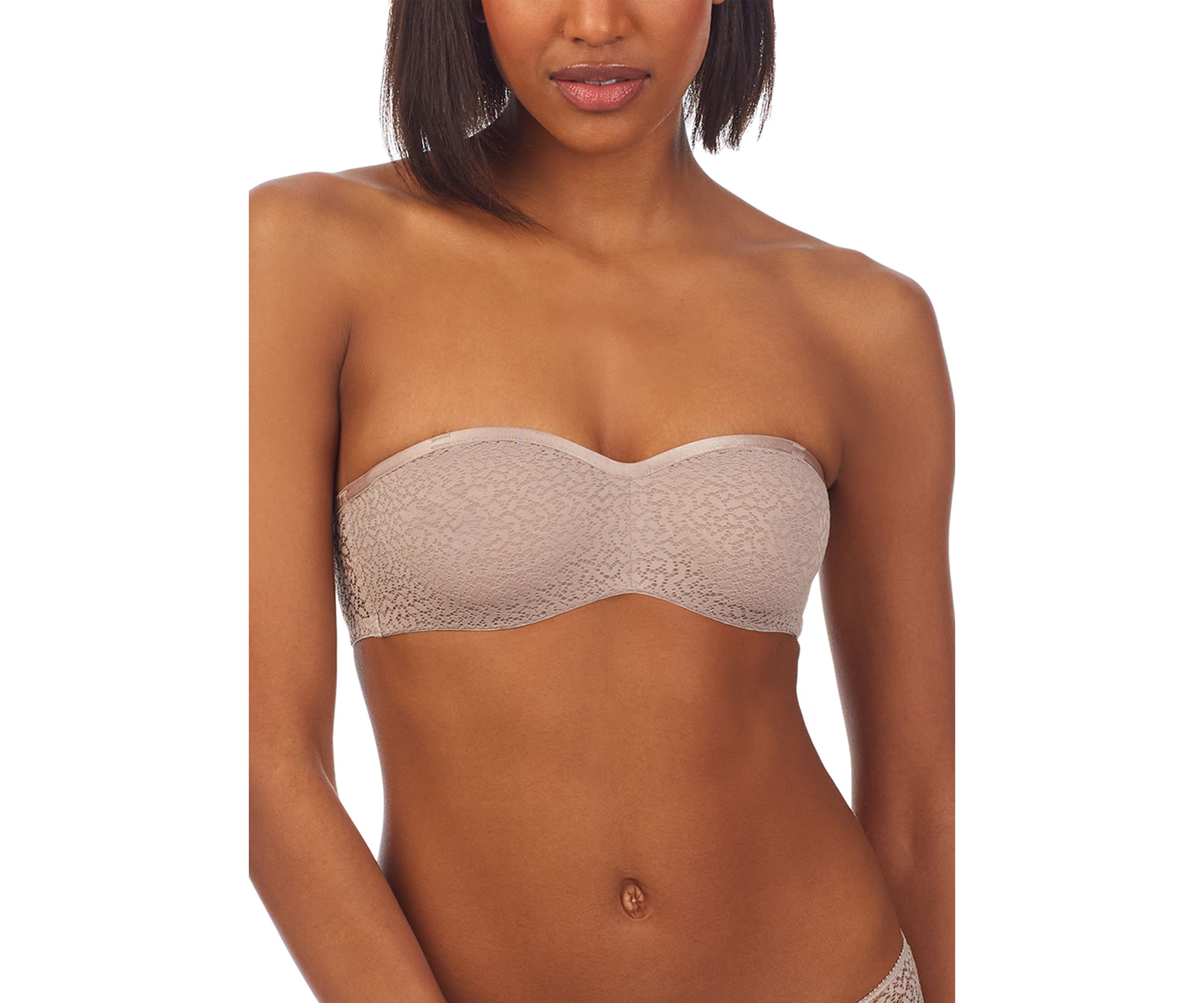 Modern Lace Unlined Strapless Bra
