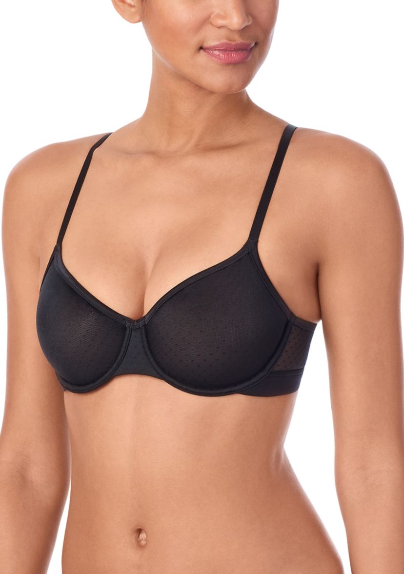 Dot Mesh Unlined Bra