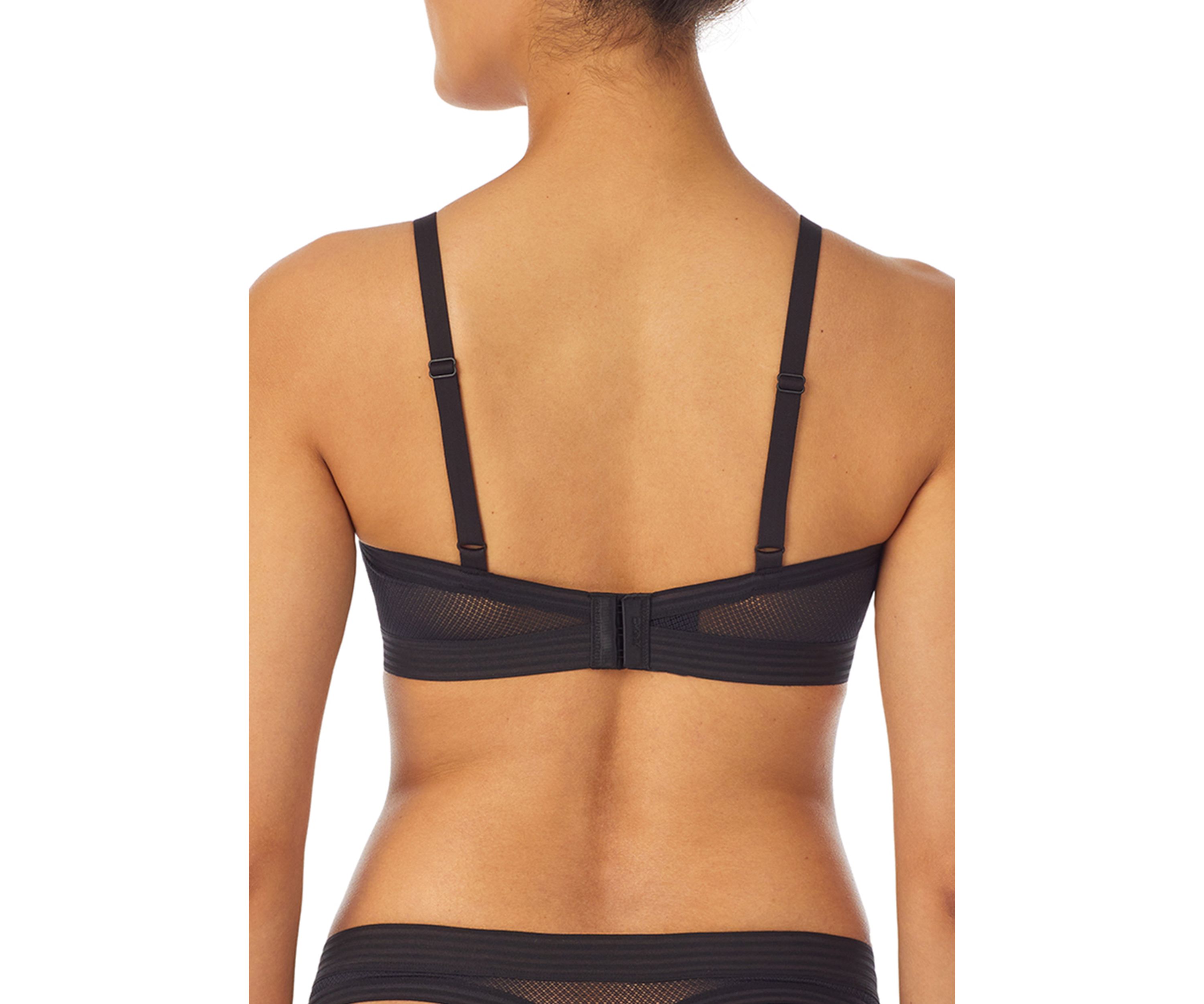 Sheer Stripe Triangle Bralette 