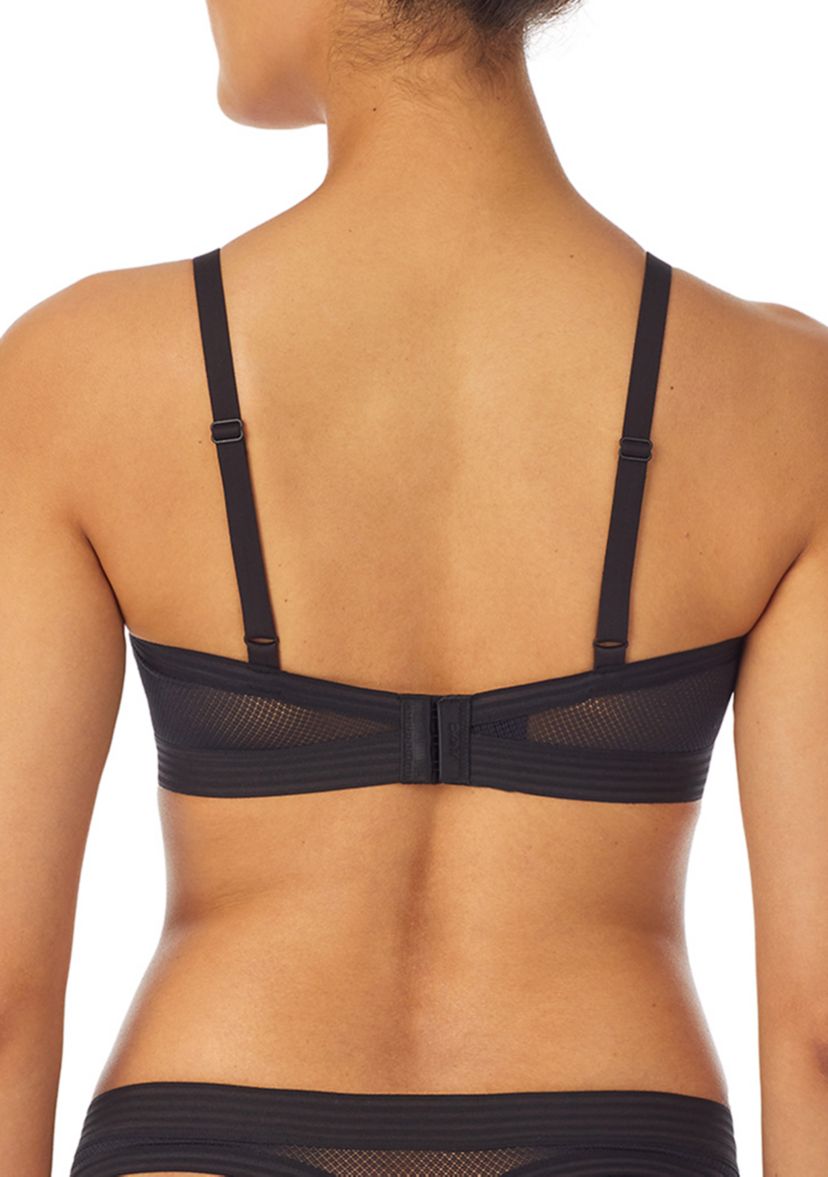 Sheer Stripe Triangle Bralette 