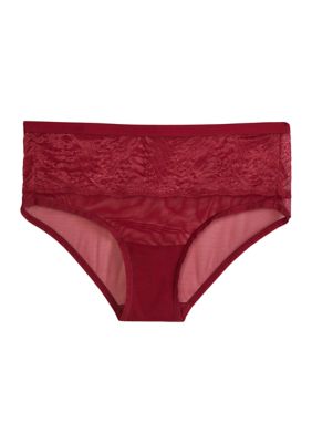 DKNY Women's Wave Lace Hipster, Large