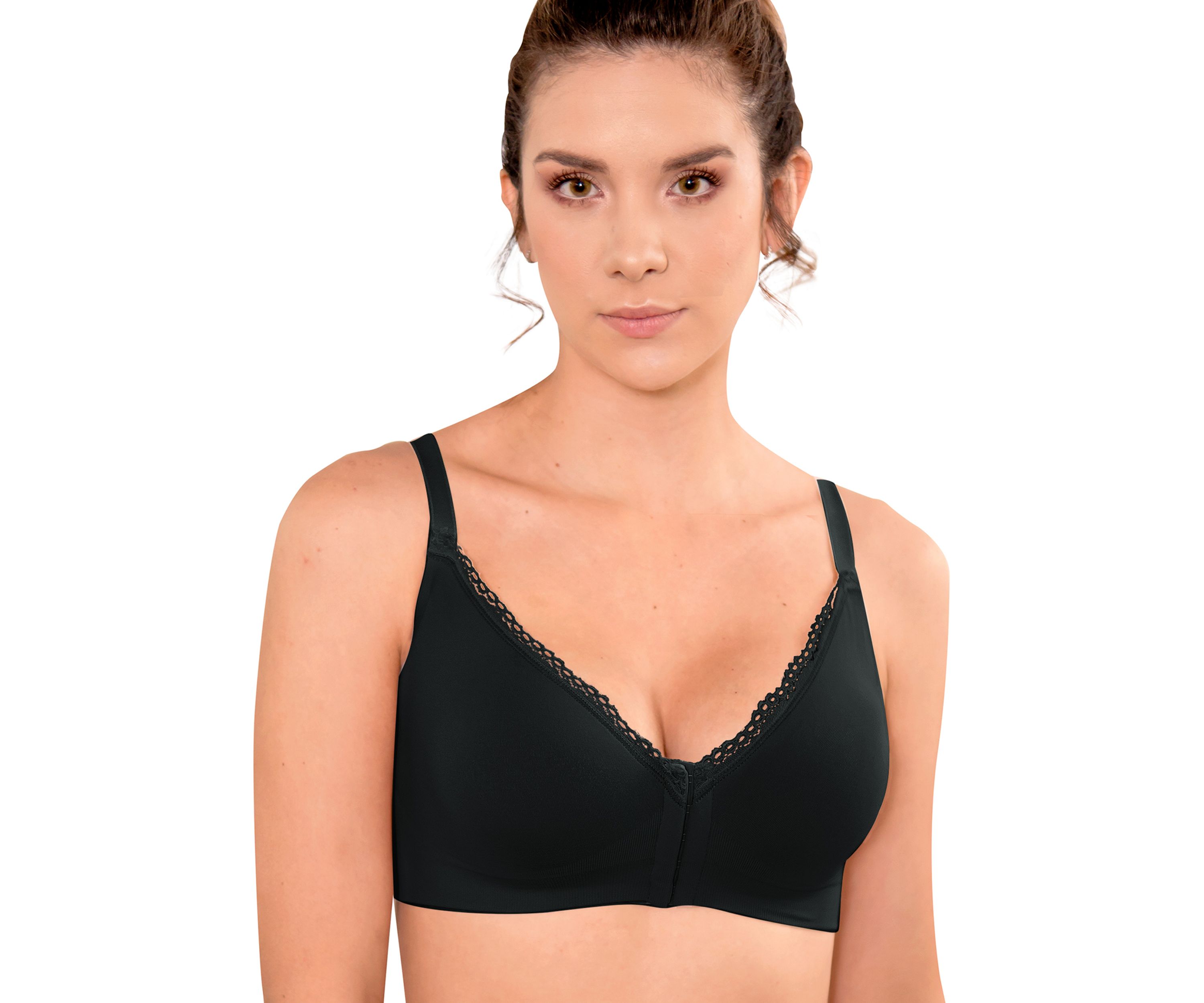 Pima Cotton Front Closure Demi Bra