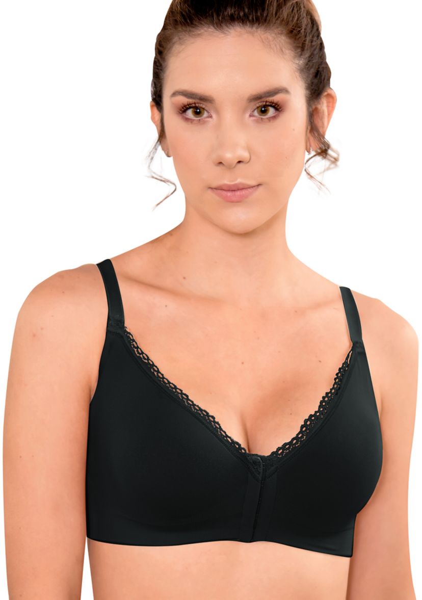 Pima Cotton Front Closure Demi Bra