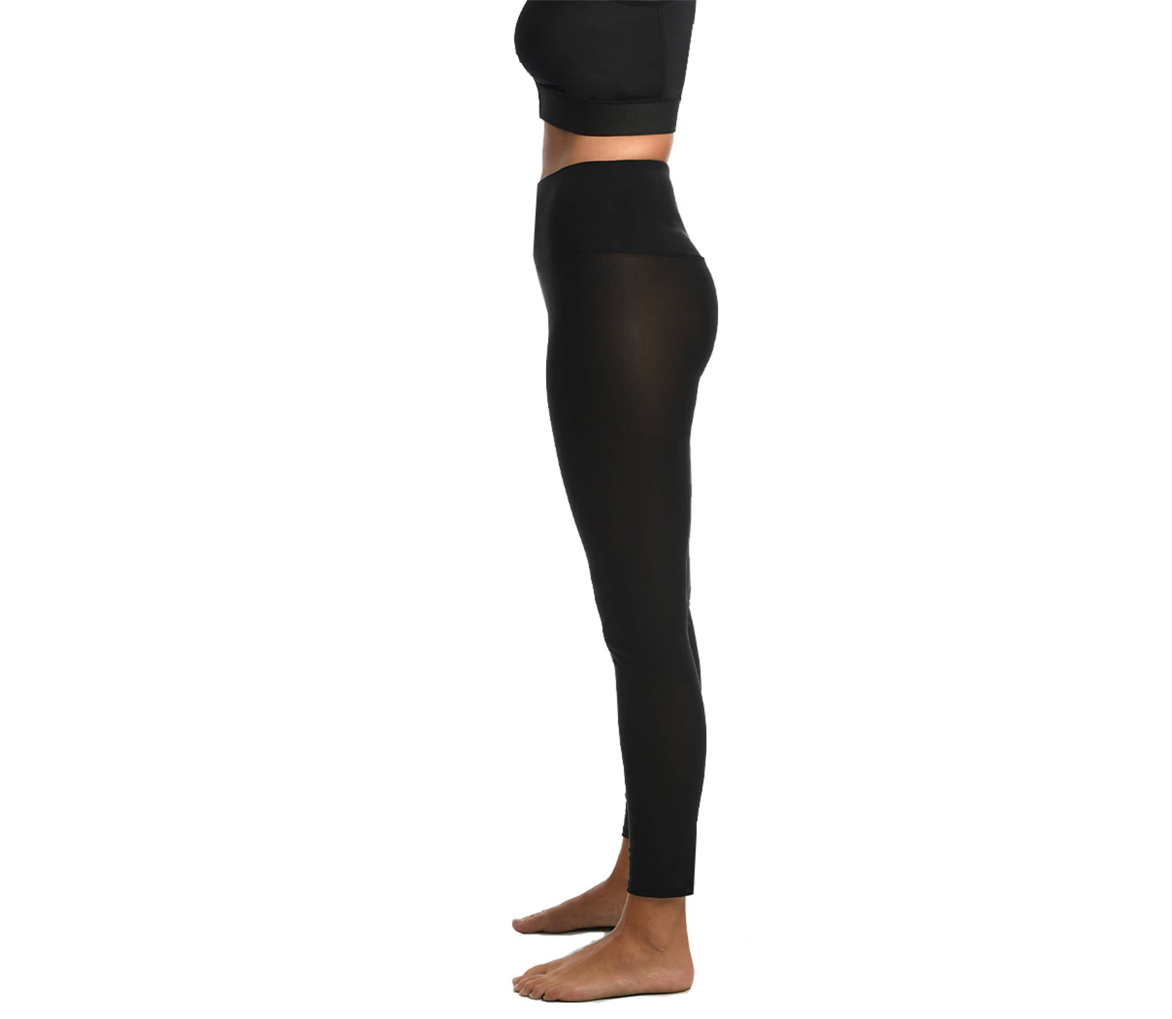 Plus Size All Mesh High Waist Leggings