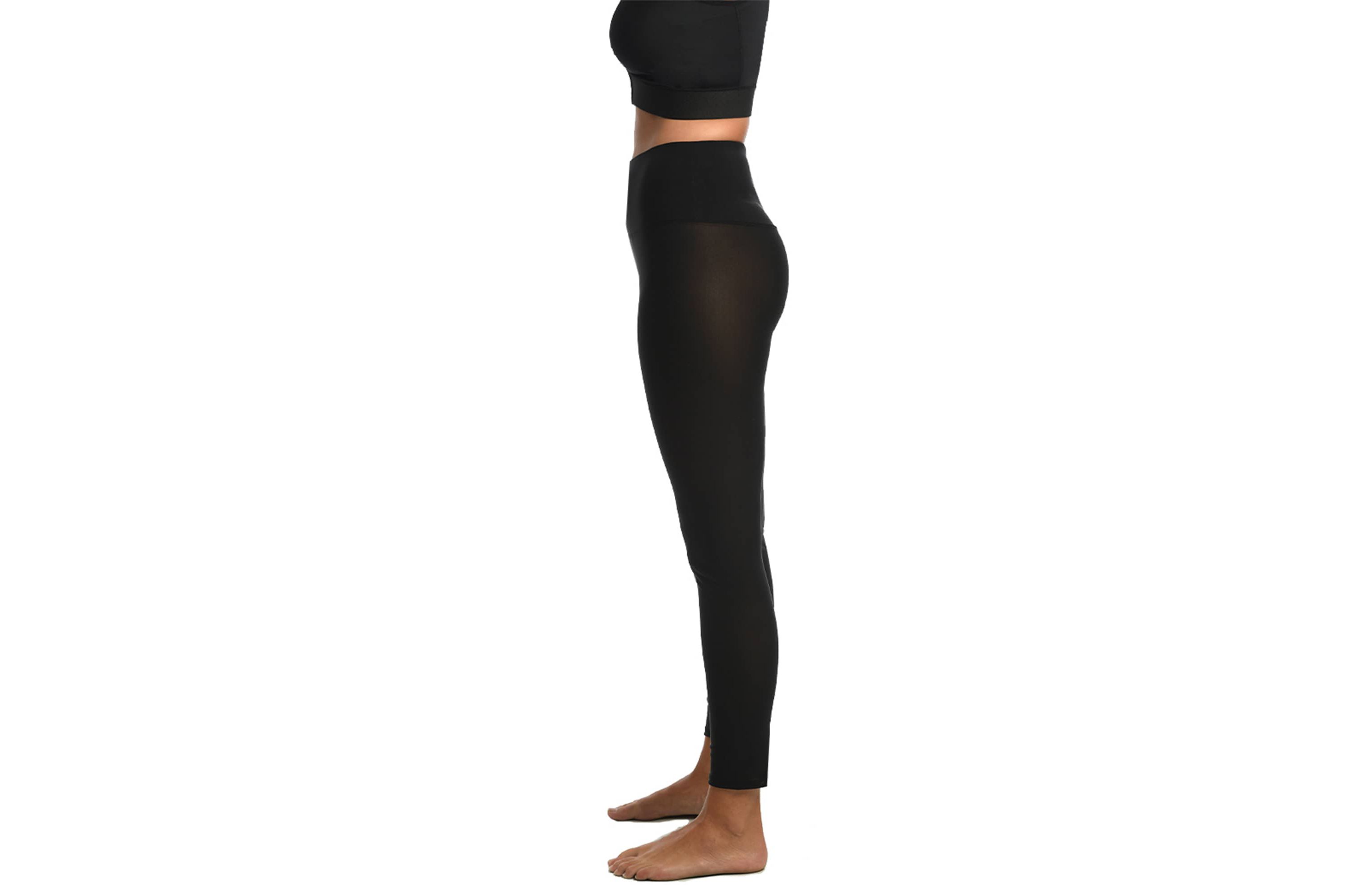 Plus Size All Mesh High Waist Leggings