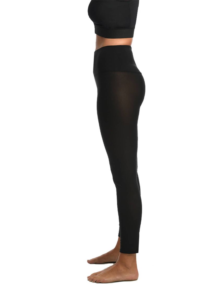Plus Size All Mesh High Waist Leggings