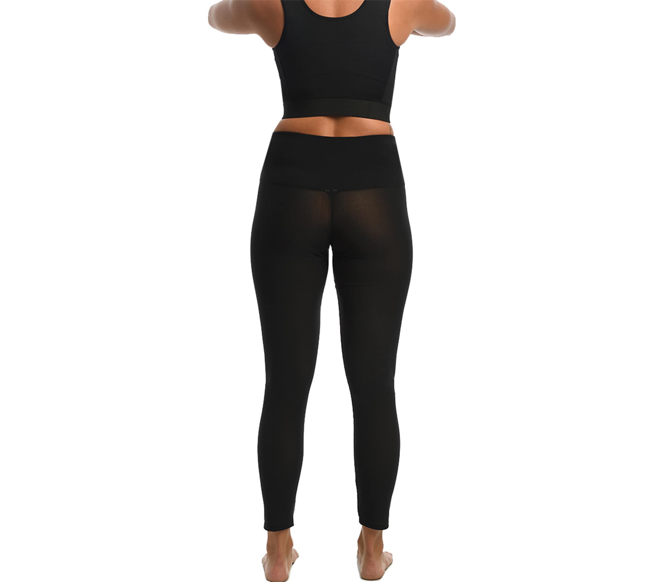 Plus Size All Mesh High Waist Leggings