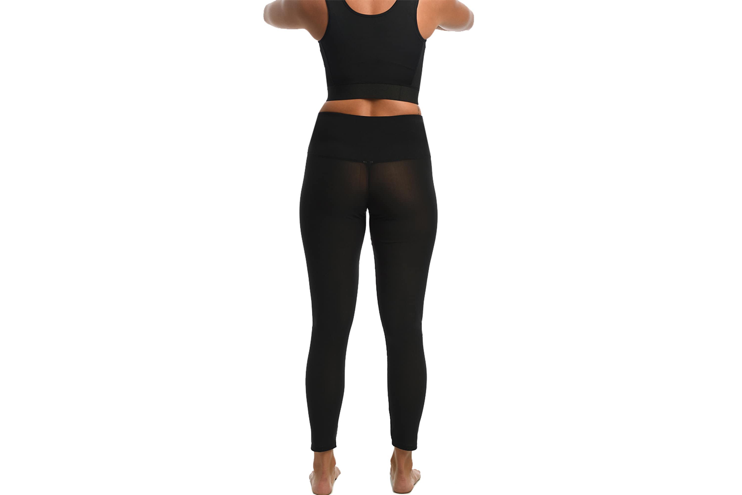 Plus Size All Mesh High Waist Leggings