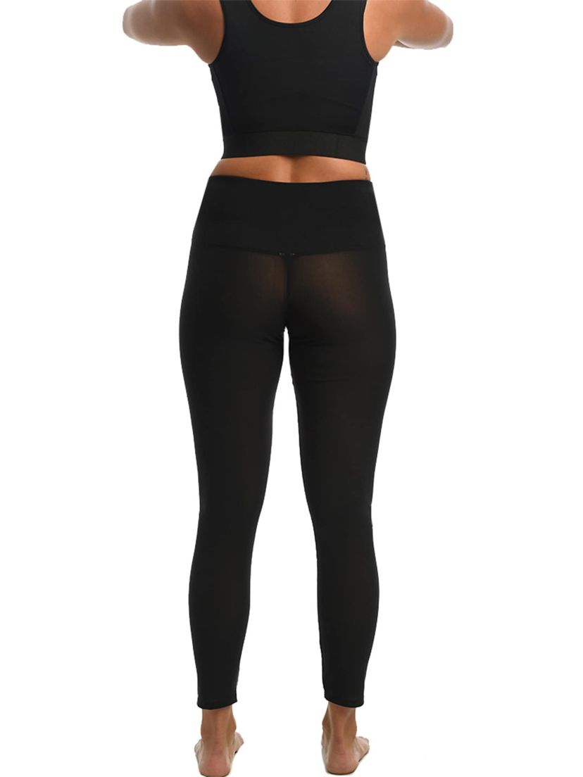 Plus Size All Mesh High Waist Leggings