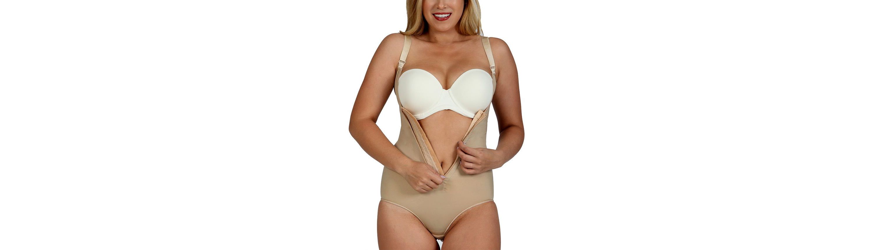 Undebust Front Zip Bodysuit